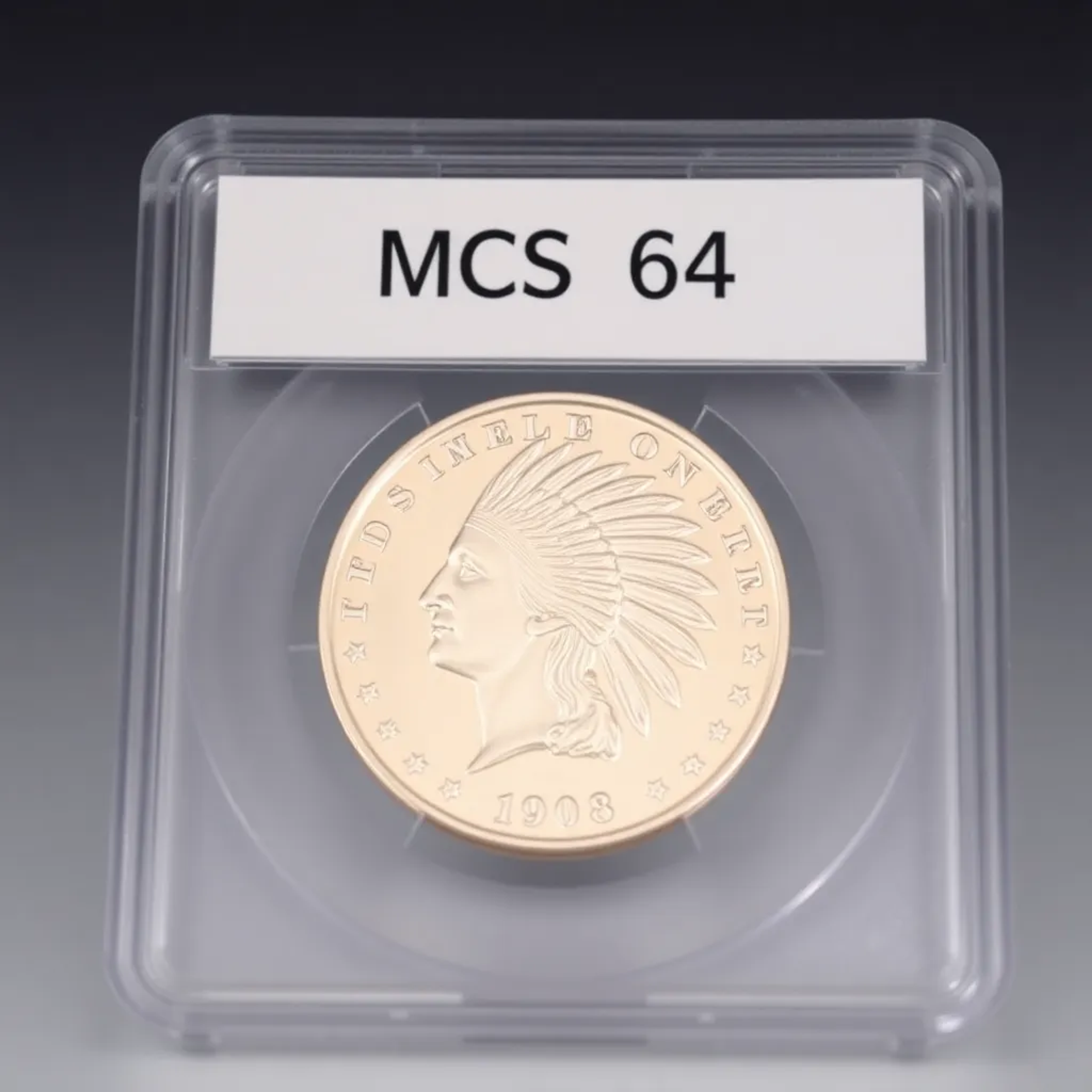 1908 Indian Head Quarter Eagle - Thumbnail 2