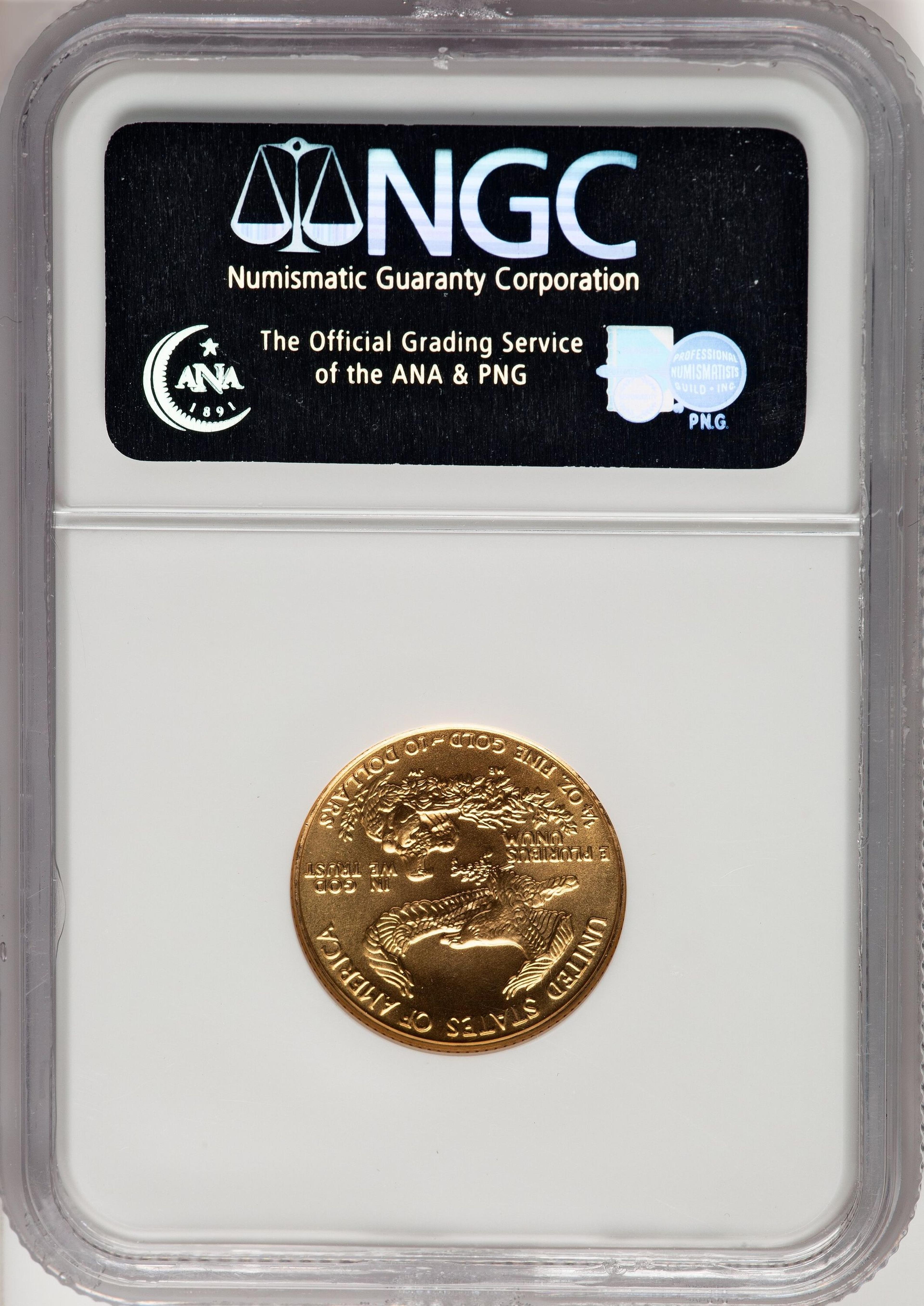 1991 $10 Quarter-Ounce Gold Eagle, MS Brown Label - Thumbnail 2