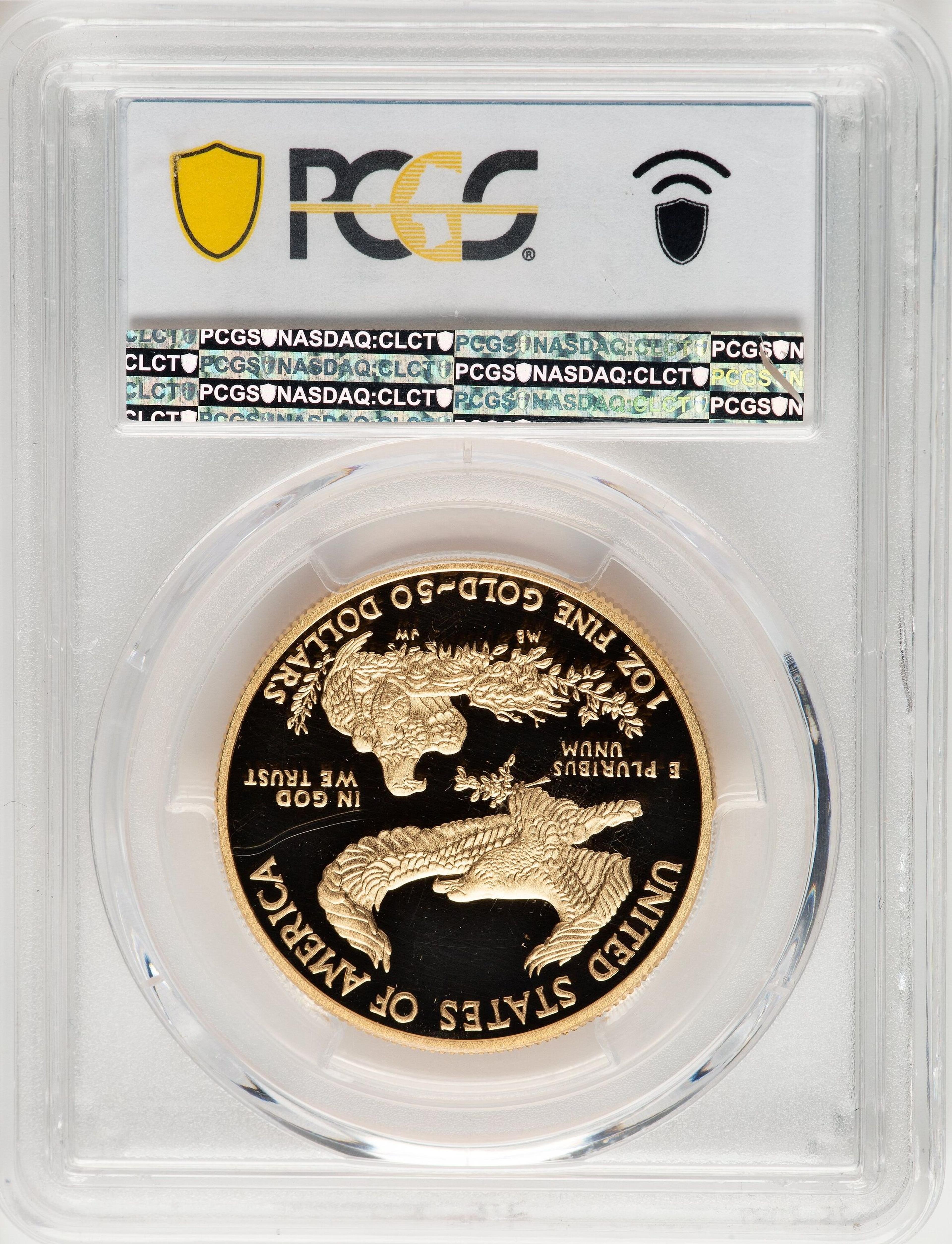 2012-W $50 One-Ounce Gold Eagle PR, DC - Thumbnail 2