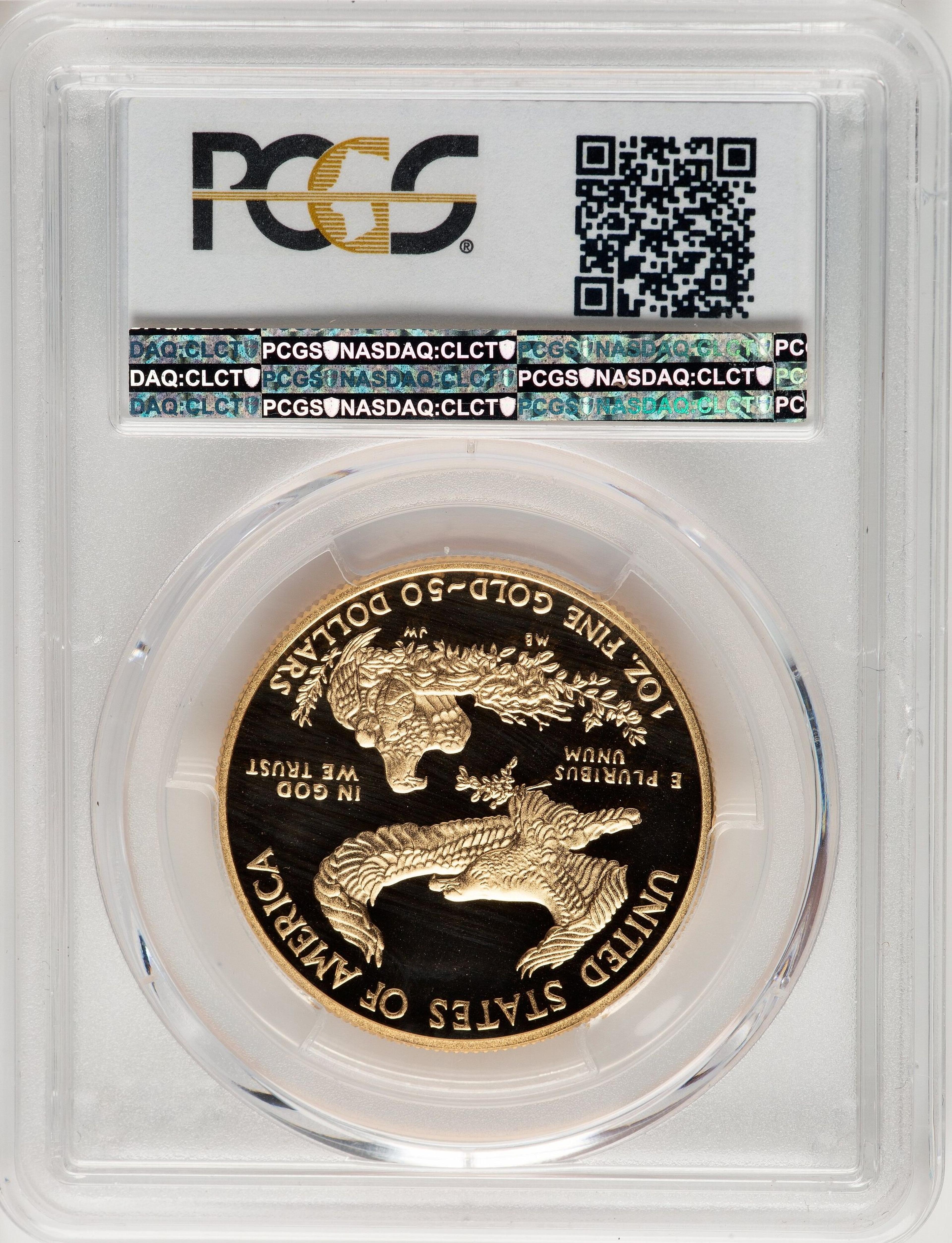 2014-W $50 One-Ounce Gold Eagle, PR, DC - Thumbnail 2