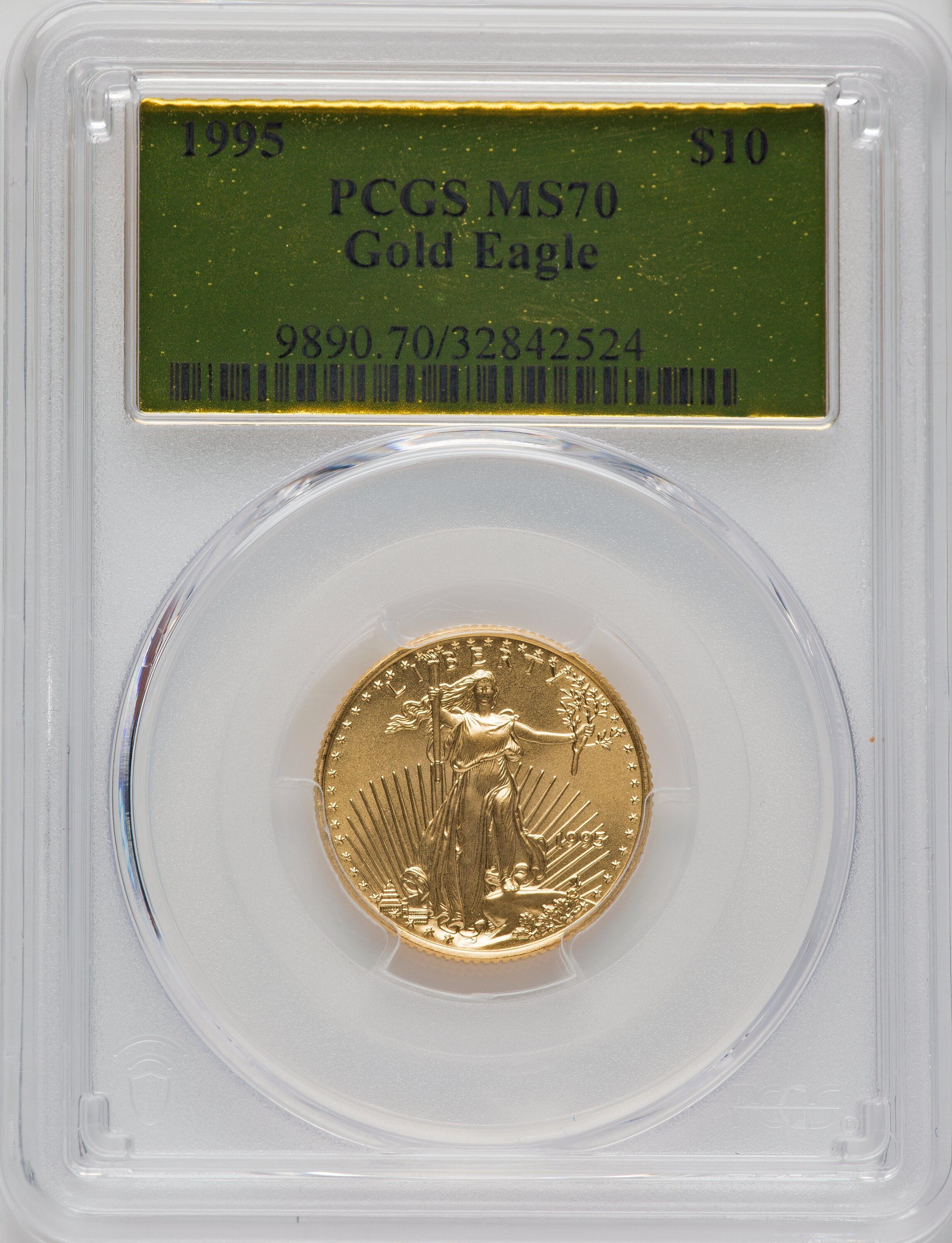 1995 $10 Quarter-Ounce Gold Eagle, MS