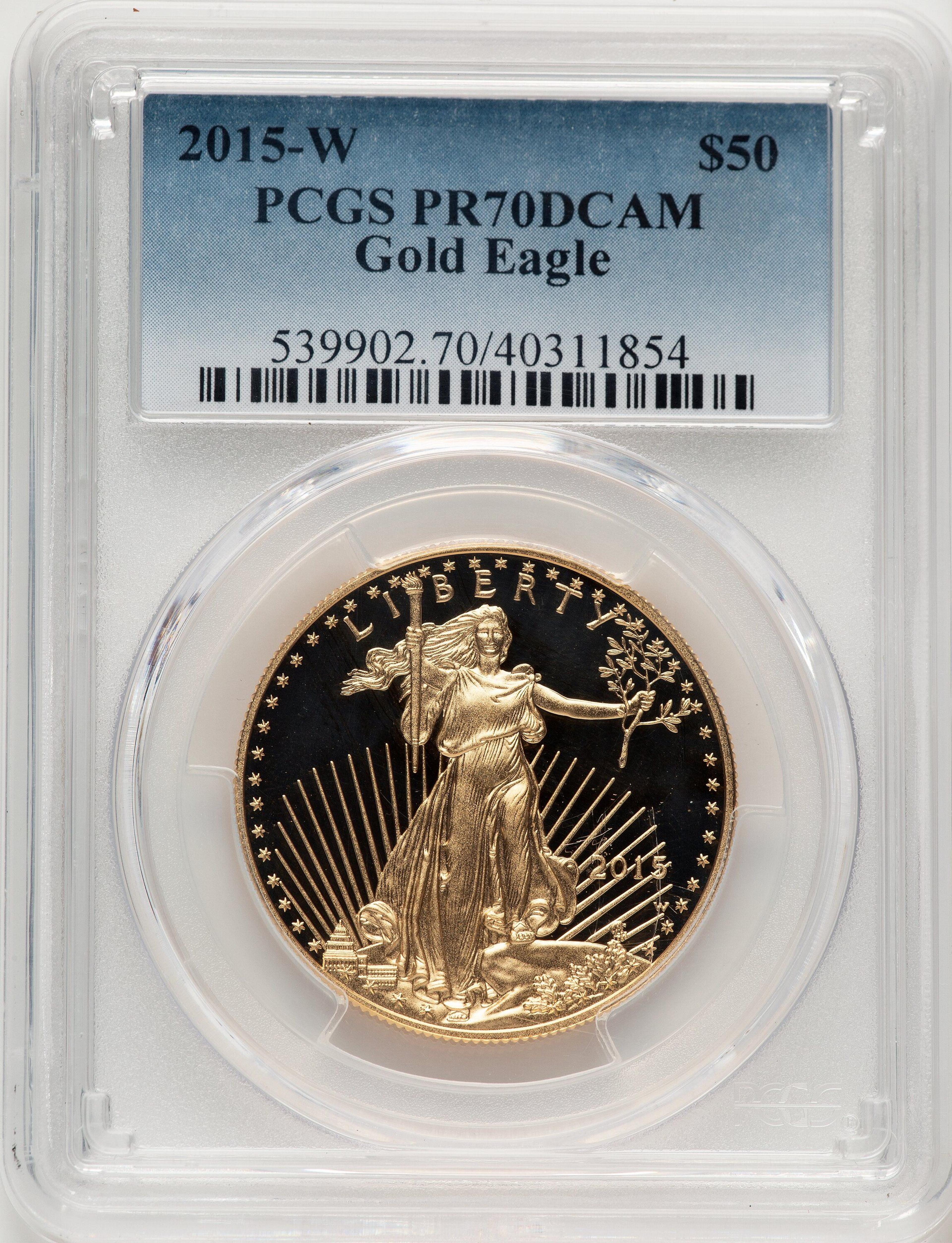 2015-W One-Ounce Gold Eagle, DC