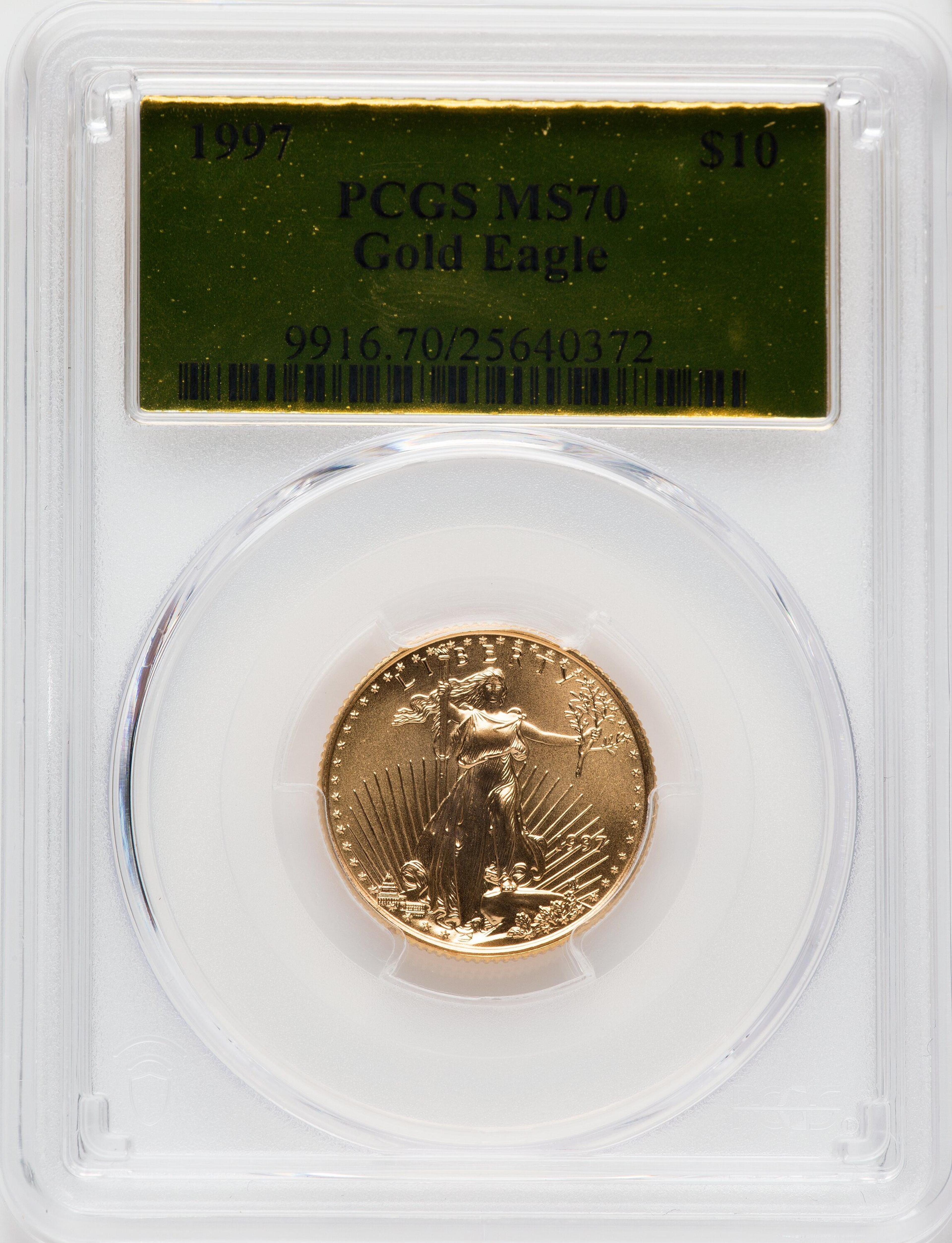 1997 $10 Quarter-Ounce Gold Eagle, MS