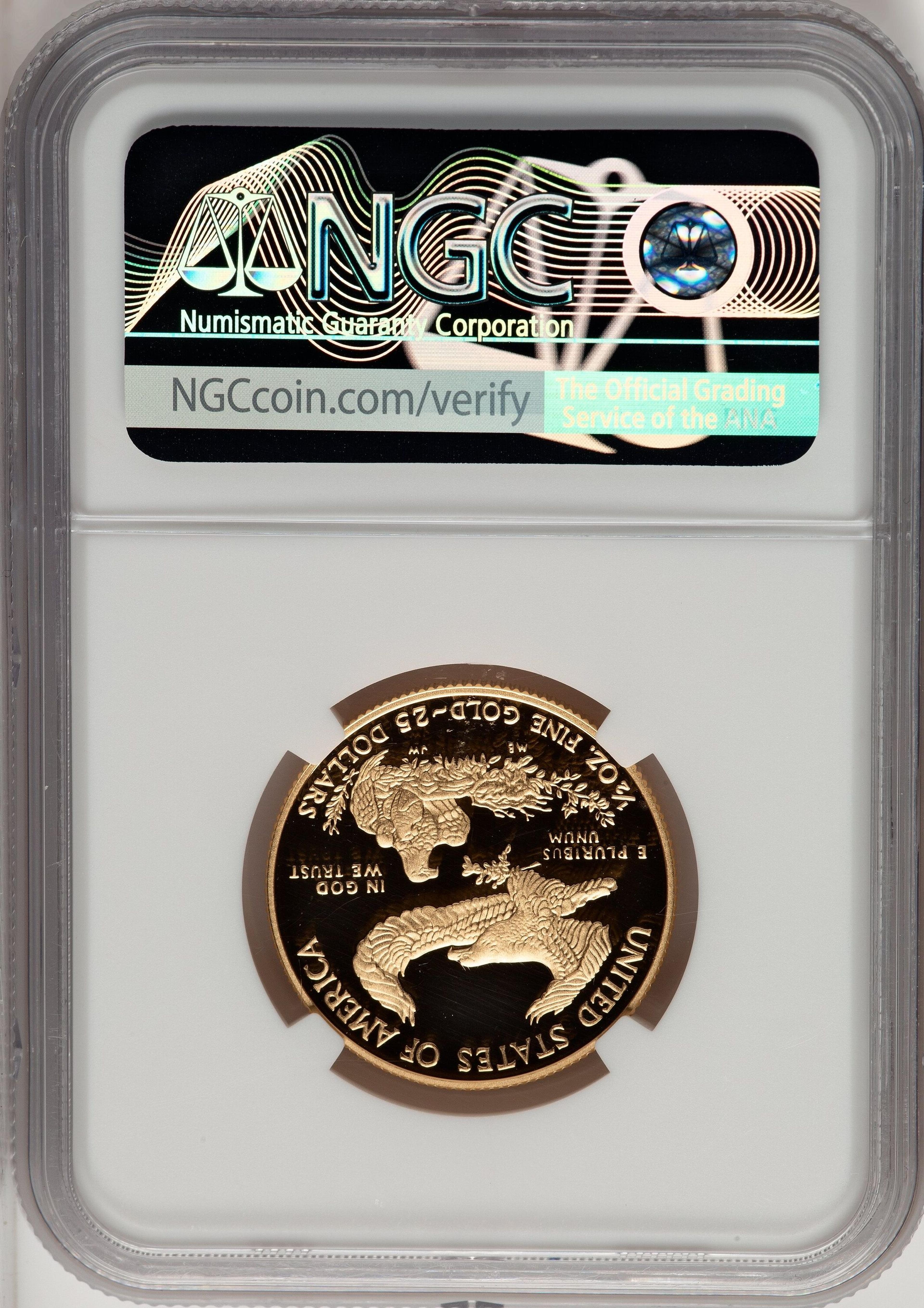 2018-W Proof Gold Eagle 1/2 oz FDI 1ST - Thumbnail 2