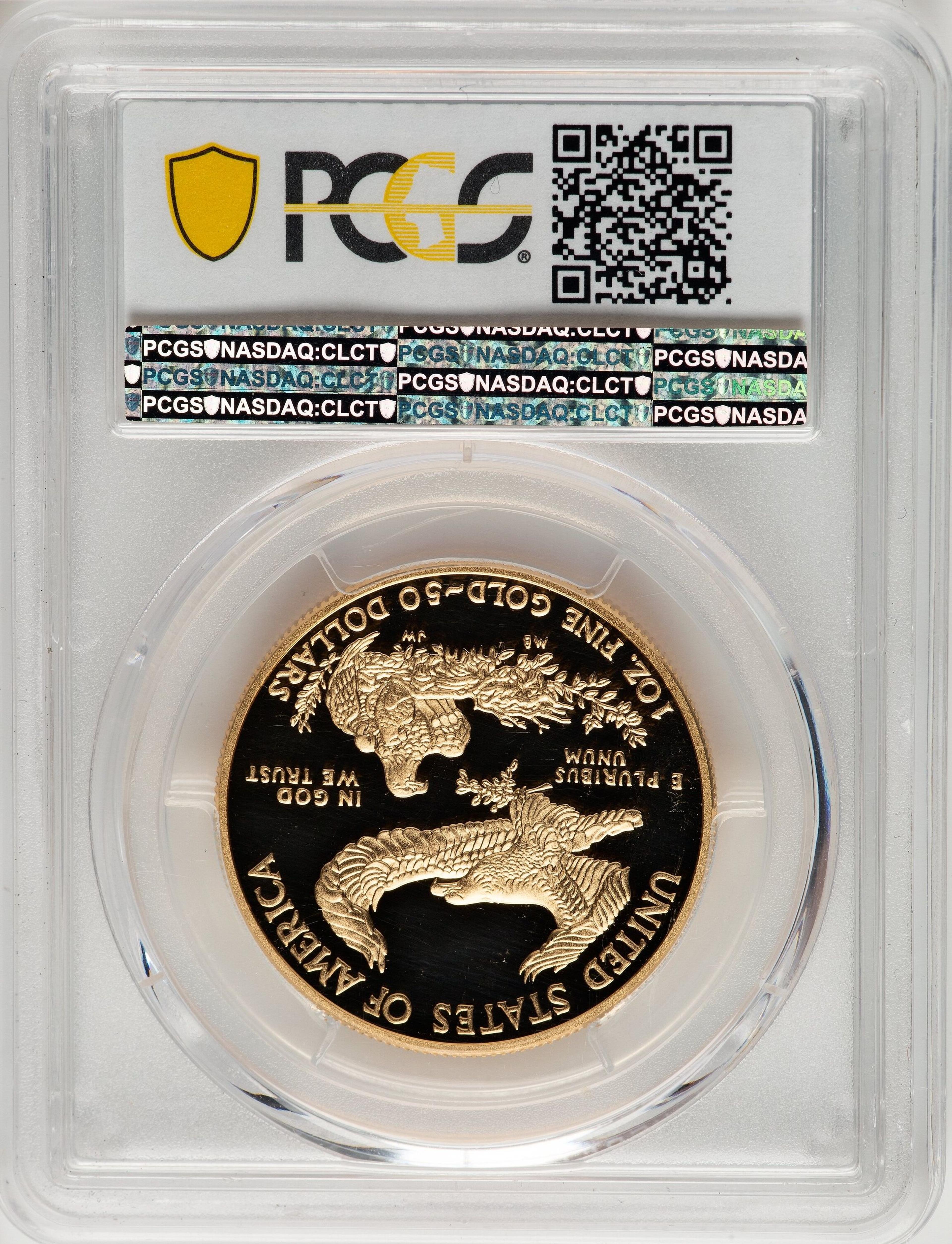 2016-W $50 One-Ounce Gold Eagle, 30th Anniversary, DC - Thumbnail 2